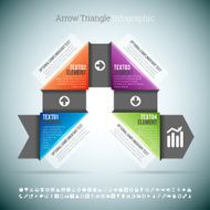 Arrow Triangle Infographic
