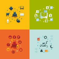 flat infographic Ramadan Kareem N22