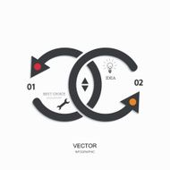 vector modern busainess infographic N13