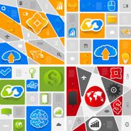 business geometric infographic N14