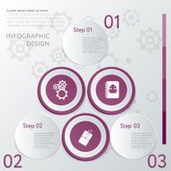 Design number banners template graphic or website layout N16