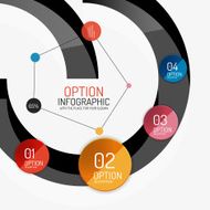 Vector infographic report template N11