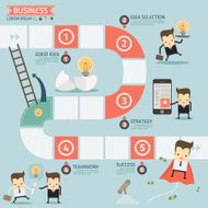 step for success business concept N2