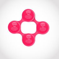 metaball colorful round diagram infographics N65