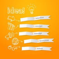 Inspiration idea concept modern design template