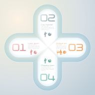 Infographics vector design template N207