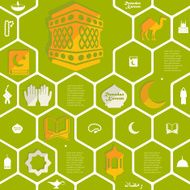 flat infographic Ramadan Kareem N34