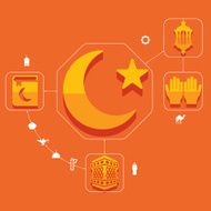 flat infographic Ramadan Kareem N38