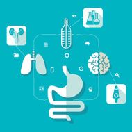 Medical flat infographic N56
