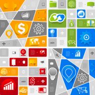 business geometric infographic N16