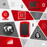 business geometric infographic N17
