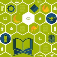 flat infographic Ramadan Kareem N41