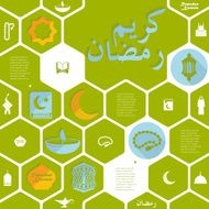 flat infographic Ramadan Kareem N45