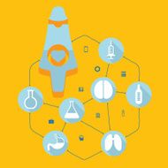 Medical flat infographic N61