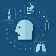 Medical flat infographic N62