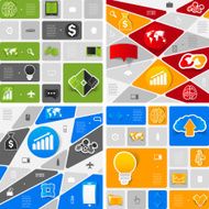 business geometric infographic N19