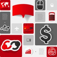 business geometric infographic N21