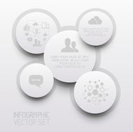 Clean Circle Infographic Elements