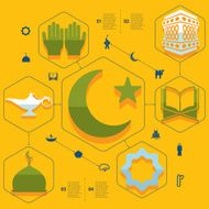 flat infographic Ramadan Kareem N53