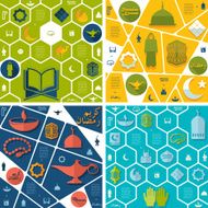 flat infographic Ramadan Kareem N55