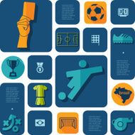 football soccer infographic N116