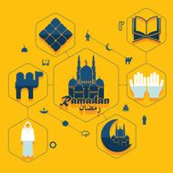flat infographic Ramadan Kareem N58