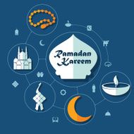 flat infographic Ramadan Kareem N59