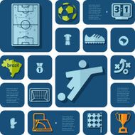 football soccer infographic N127