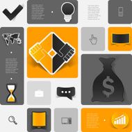 business geometric infographic N26