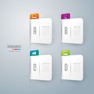 Infographics vector design template N208