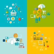 Set of business icons N49