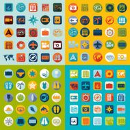 Set of summer tourism icons N129