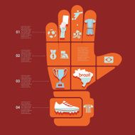 football soccer infographic N167