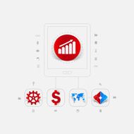 Set of business icons N56
