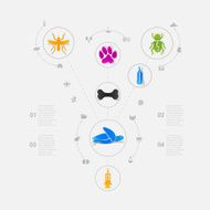 Set of veterinary icons N11