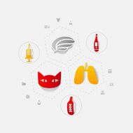 Set of veterinary icons N14