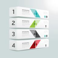 infographic template Modern box Design Minimal style N6