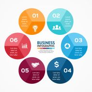 Circle infographic Diagram graph presentation N12