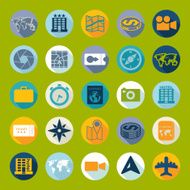 Set of summer tourism icons N138