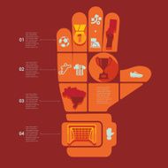 football soccer infographic N180