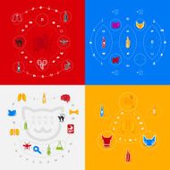 Set of veterinary icons N21