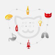 Set of veterinary icons N28