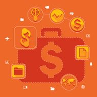 business flat infographic N102