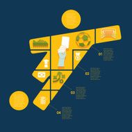 football soccer infographic N198