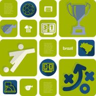 football soccer infographic N201