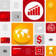 business geometric infographic N28