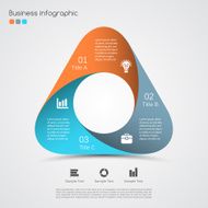 Modern vector info graphic for business project N140