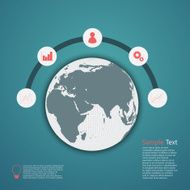 Global internet concept