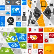 business geometric infographic N29