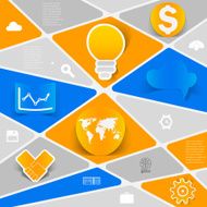 business geometric infographic N30